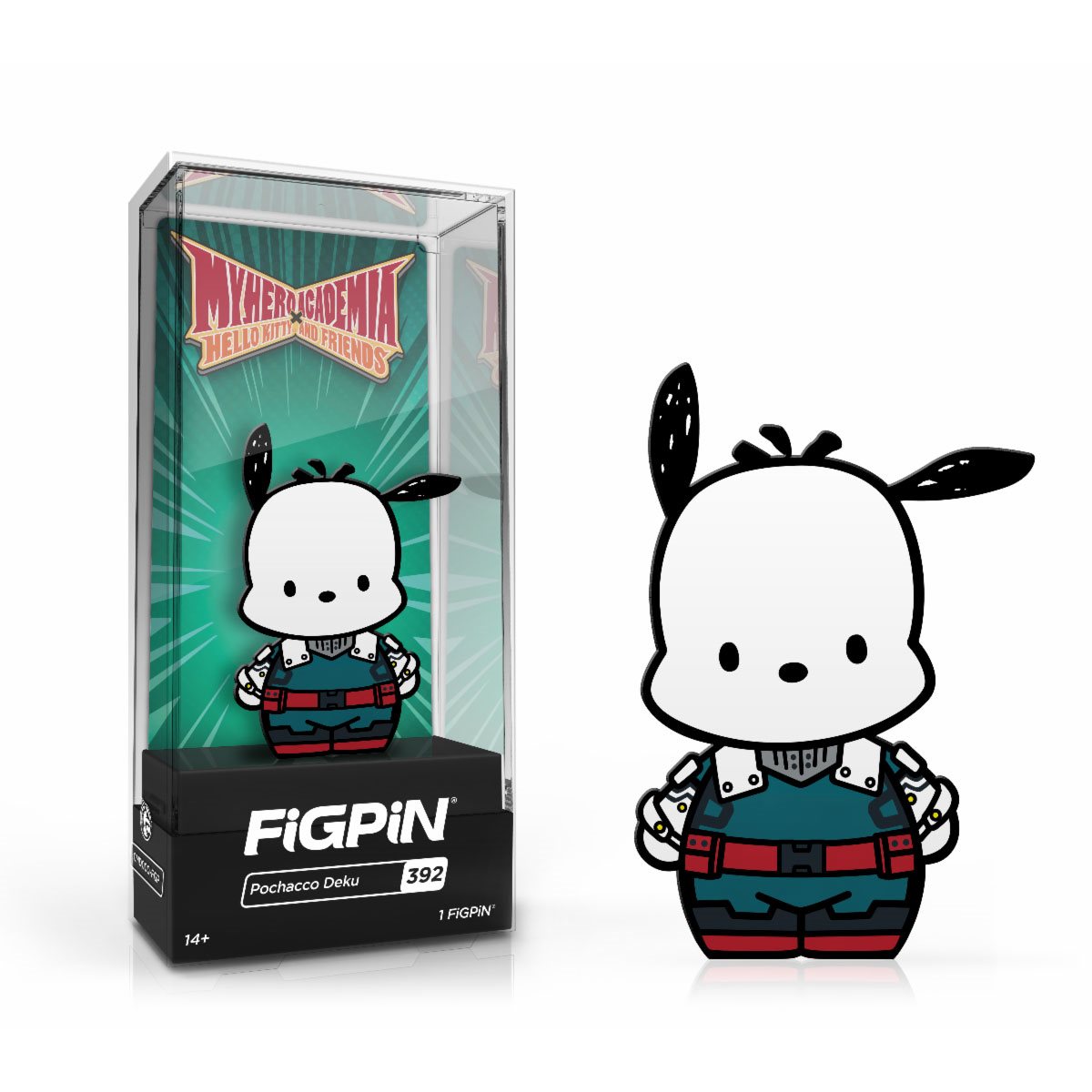 My Hero Academia x HK FiGPiN Enamel Pin: Pochacco Deku [392] - Fugitive Toys