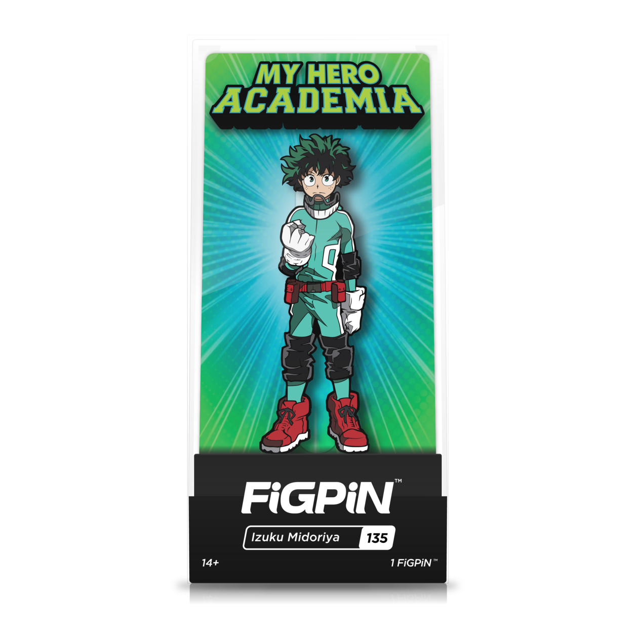 My Hero Academia: FiGPiN Enamel Pin Izuku Midoriya (Deku) [135] - Fugitive Toys