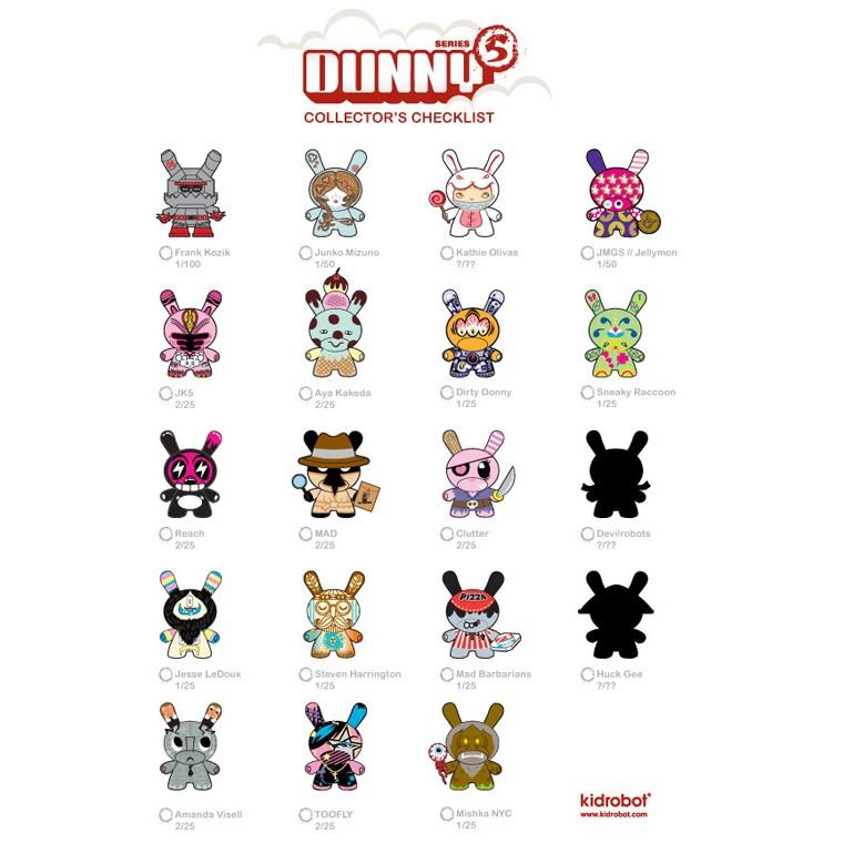 Kidrobot Dunny Series 5 (1 Blind Box) - Fugitive Toys