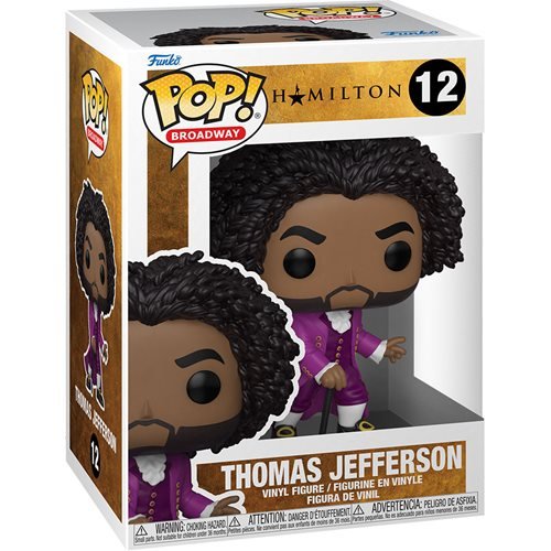 Hamilton Broadway Show Pop! Vinyl Figure Thomas Jefferson [12] - Fugitive Toys