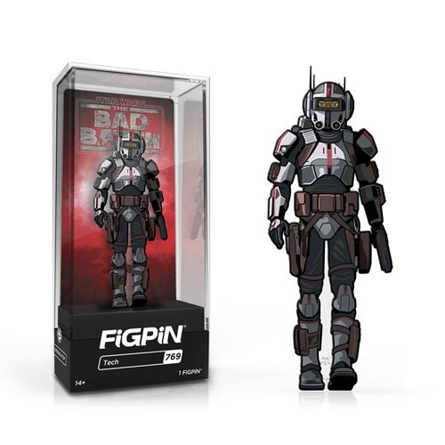 Star Wars The Bad Batch: FiGPiN Enamel Pin Tech [769] - Fugitive Toys