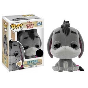 Winnie the Pooh Pop! Vinyl Figure Eeyore (Flocked) [254] - Fugitive Toys