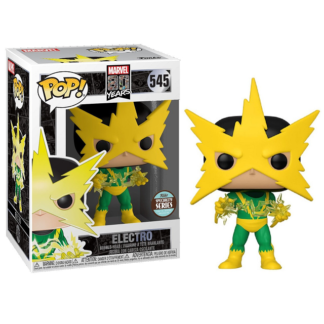 Marvel 80th Pop! Vinyl Figure First Appearance Electro [545] - Fugitive Toys