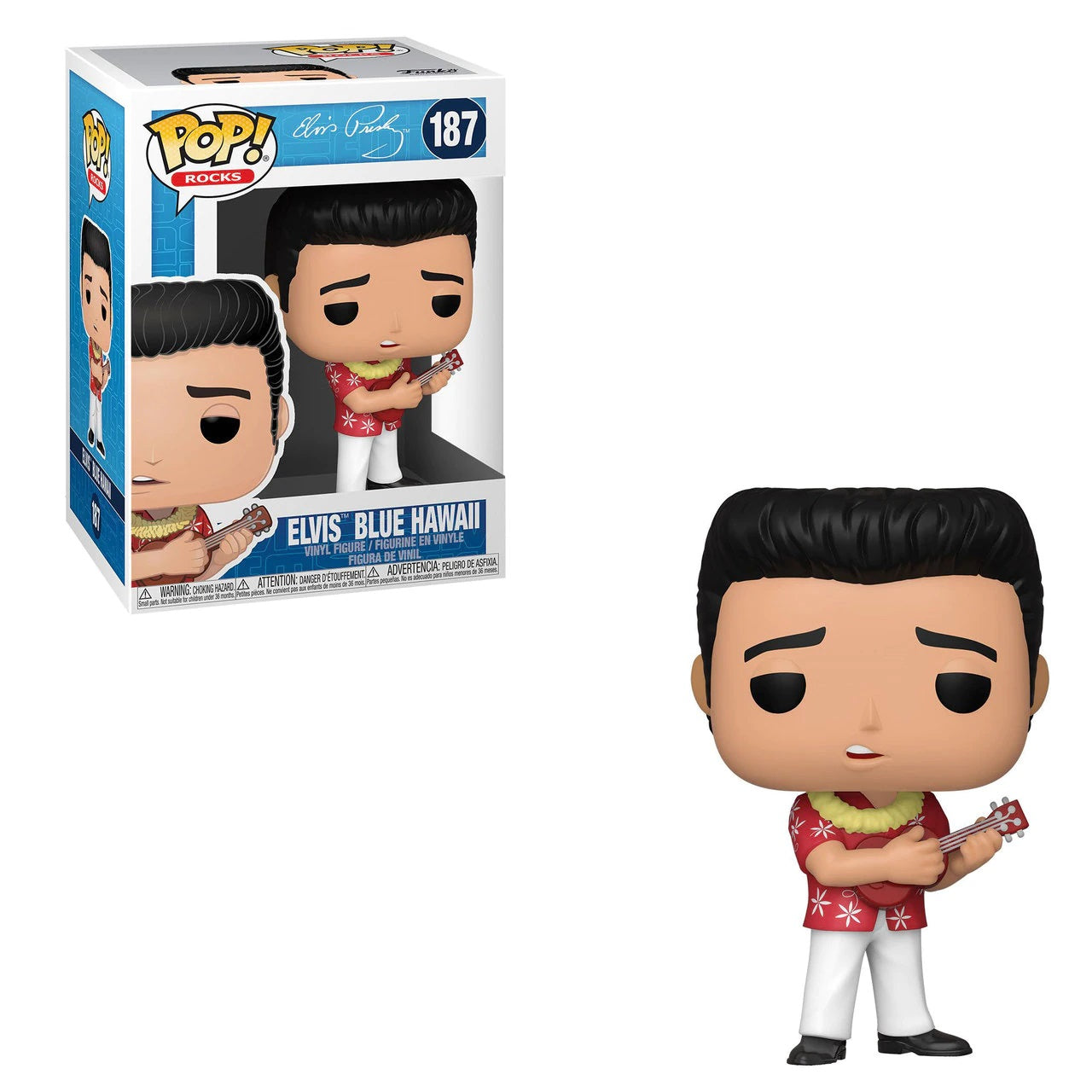 Rocks Pop! Vinyl Figure Elvis Presley Blue Hawaii [187] - Fugitive Toys