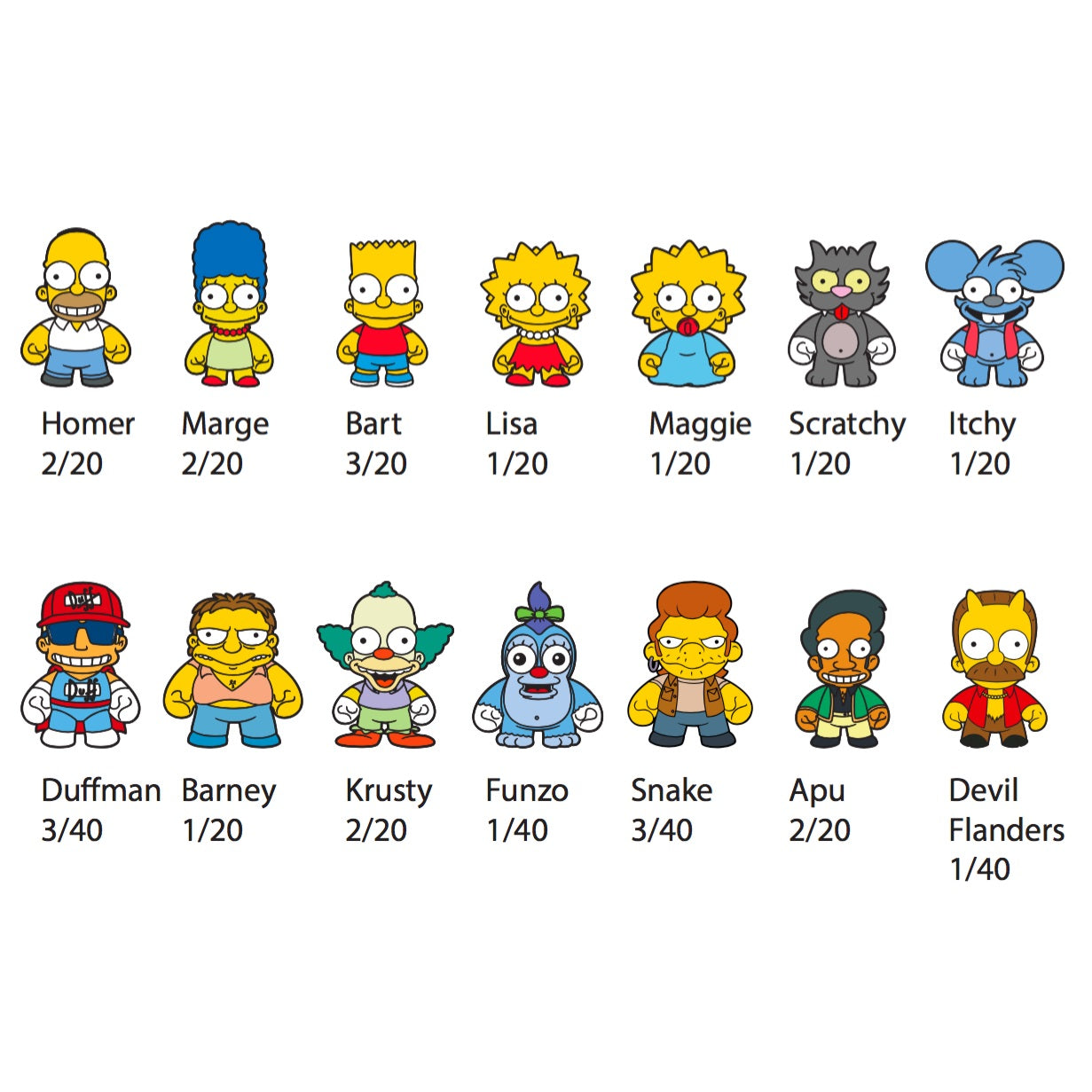 Kidrobot x The Simpsons Enamel Pin Series (1 Blind Box Pin) - Fugitive Toys