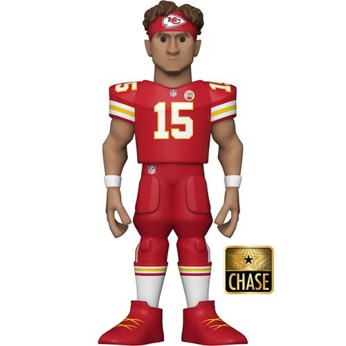 Funko Vinyl Gold Premium Figure: NFL Chief Patrick Mahomes (Chase) - Fugitive Toys