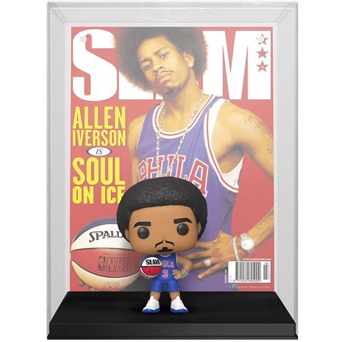 NBA SLAM Pop! Cover Vinyl Figure with Case Allen Iverson [01] - Fugitive Toys