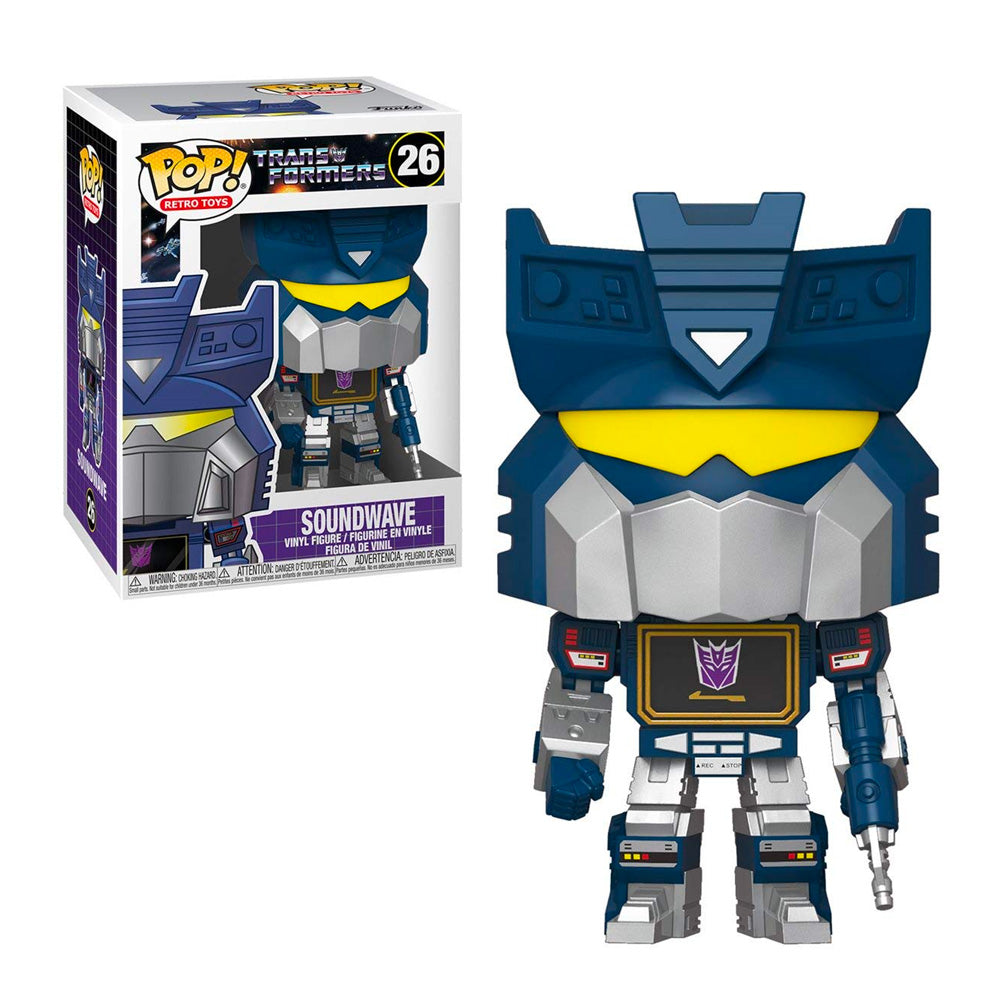 Fugitive Toys Funko Transformers Retro Toys Pop! Vinyl Figure Soundwave [26]