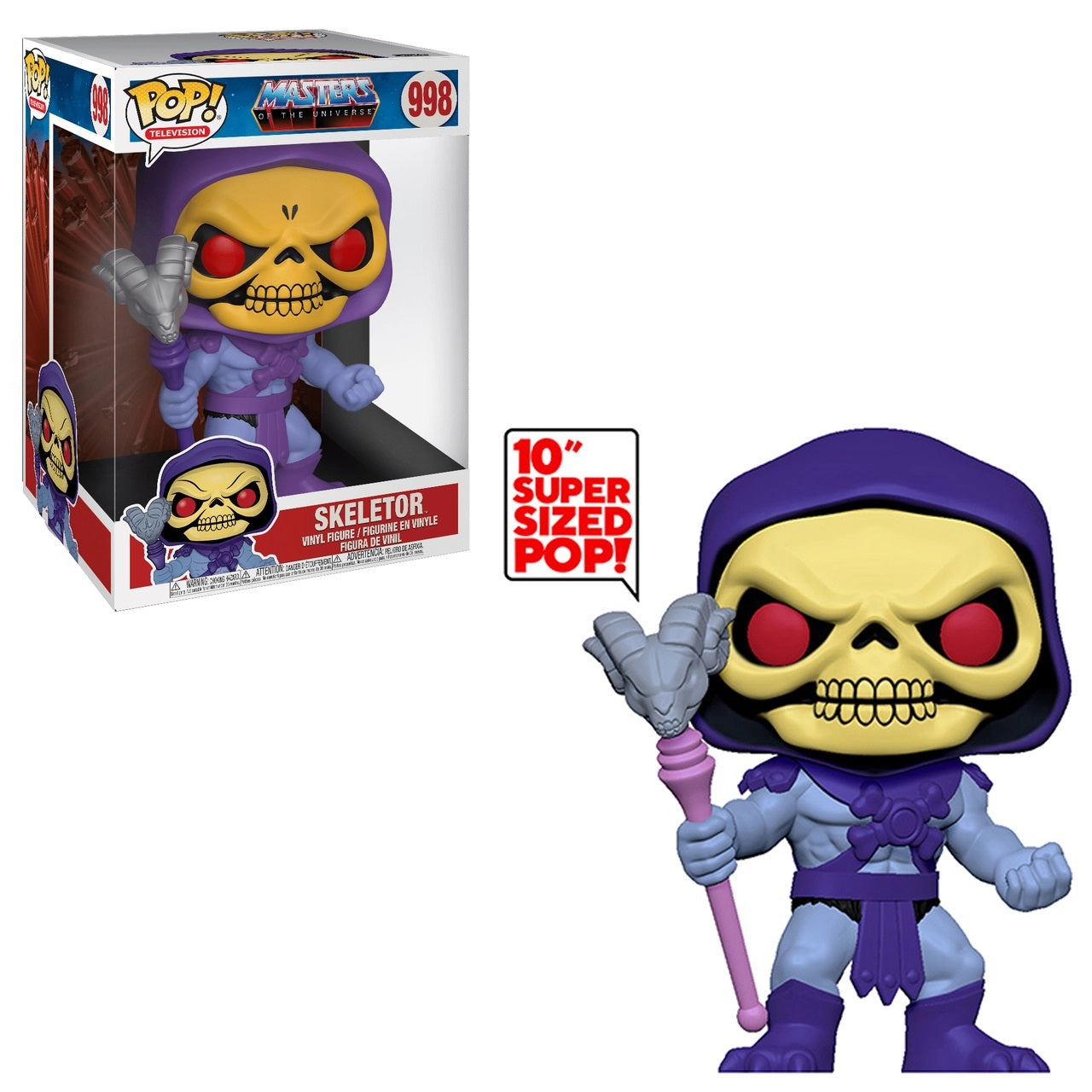 Masters of the Universe Pop! Vinyl Figure Skeletor [10-Inch] [998] - Fugitive Toys