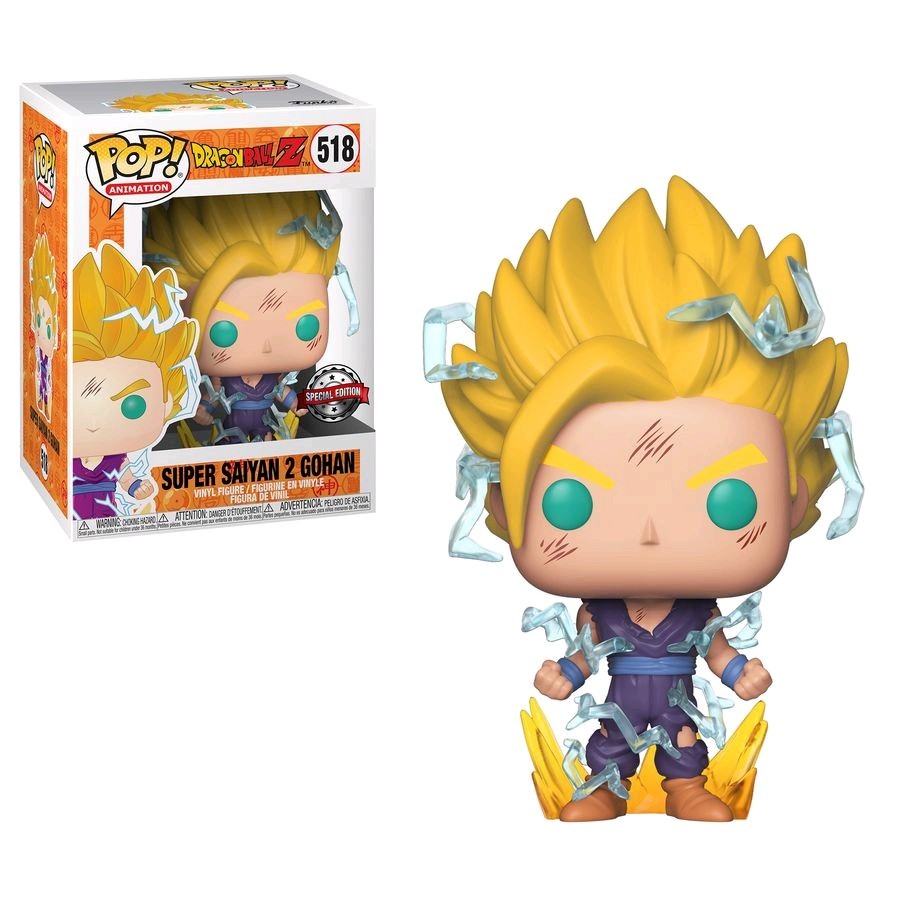 Dragon Ball Z Pop! Vinyl Figure Super Saiyan 2 Gohan [518] - Fugitive Toys