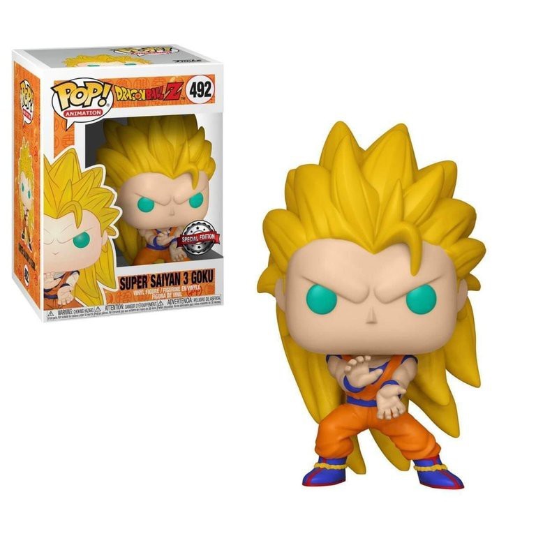 Dragon Ball Z Pop! Vinyl Figure Super Saiyan 3 Goku [492] - Fugitive Toys