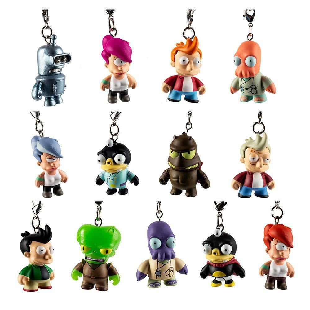 Kidrobot Futurama Universe X2 Keychain (1 Blind Box) - Fugitive Toys