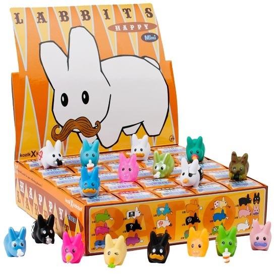 Kidrobot Happy Labbit Mini Series (Case of 25) - Fugitive Toys