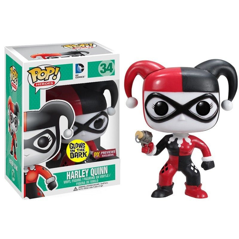 DC Universe Pop! Vinyl Figure Glow In The Dark Harley Quinn [Previews Exclusive] - Fugitive Toys