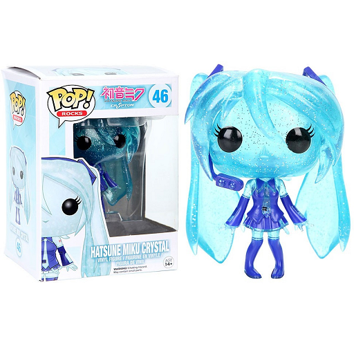 Rocks Pop! Vinyl Figure Hatsune Miku (Crystal) [46] - Fugitive Toys