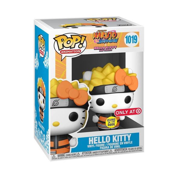 Sanrio Hello Kitty x Naruto Pop! Vinyl Figure Hello Kitty Naruto (GITD) [1019] - Fugitive Toys