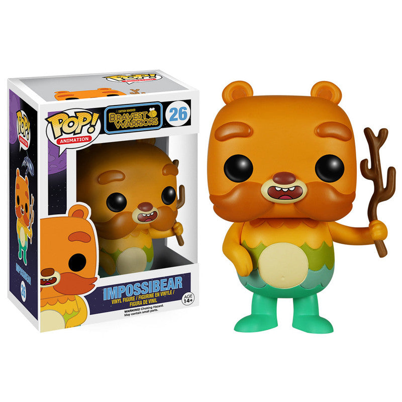 Cartoon Hangover Bravest Warriors Pop! Vinyl Figure Impossibear - Fugitive Toys