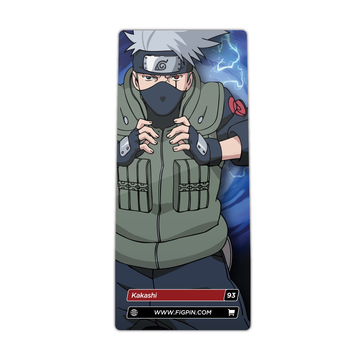 Naruto Shippuden: FiGPiN Enamel Pin Kakashi [93] - Fugitive Toys