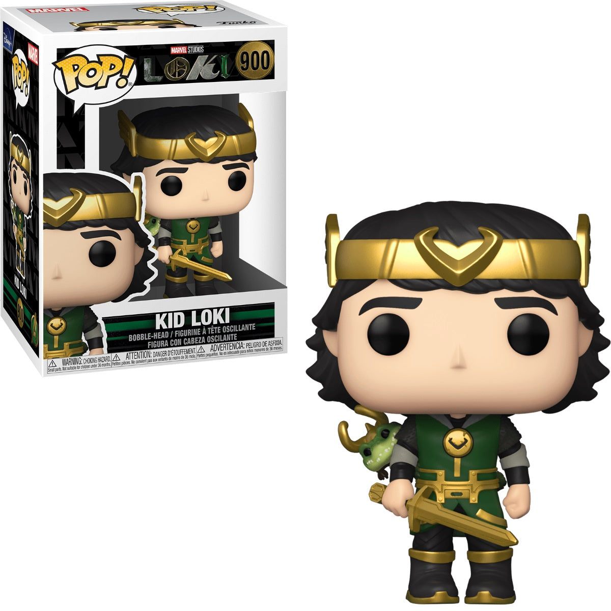 Marvel Studios Loki Series Pop! Vinyl Figure Kid Loki [900] - Fugitive Toys