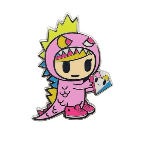 Tokidoki Little Terror Enamel Pin - Fugitive Toys