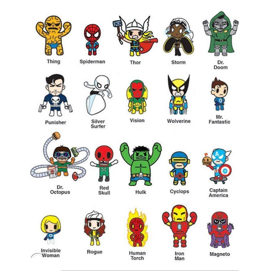 Tokidoki x Marvel FRENZIES (1 Blind Box) - Fugitive Toys