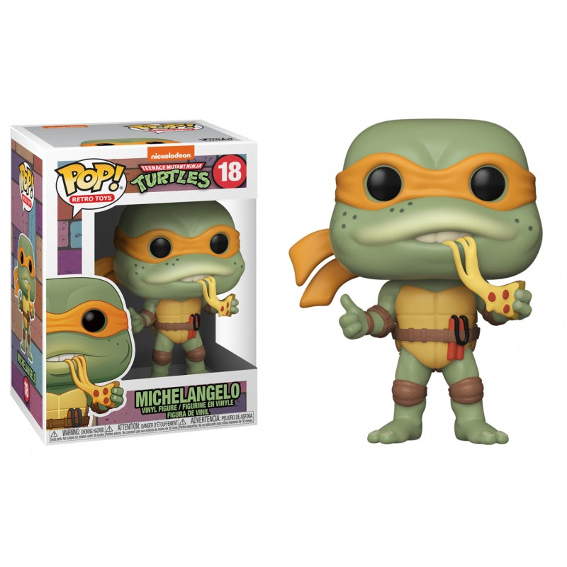 Teenage Mutant Ninja Turtles Pop! Vinyl Figure Michelangelo [18] - Fugitive Toys