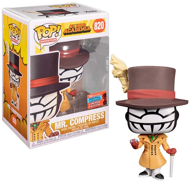 My Hero Academia Pop! Vinyl Figure Mr. Compress (2020 NYCC Shared) [820] - Fugitive Toys