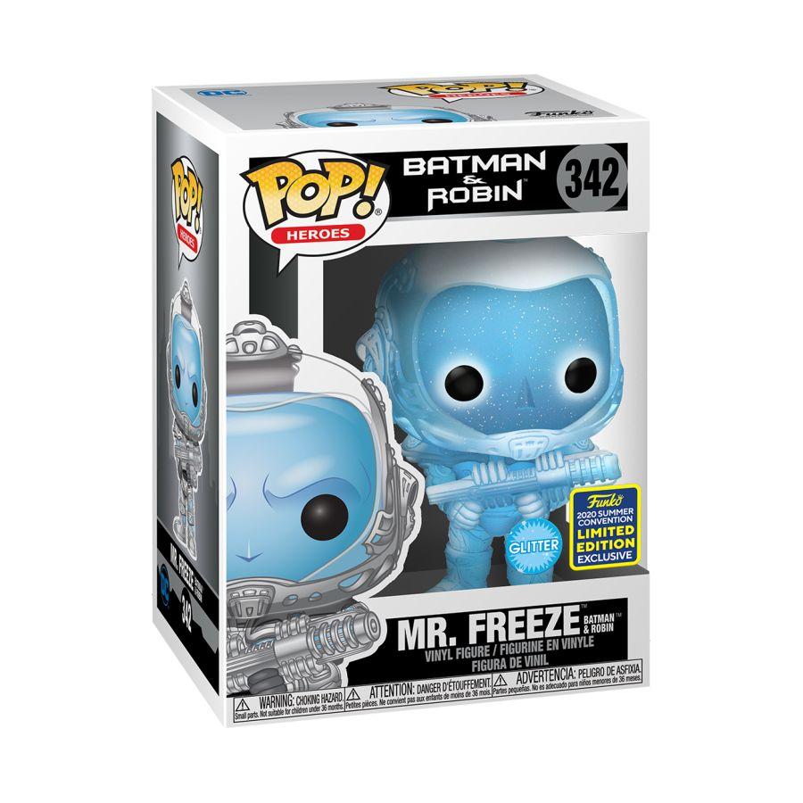 DC Batman & Robin Pop! Vinyl Figure Mr. Freeze Glitter (2020 Summer Convention) [342] - Fugitive Toys