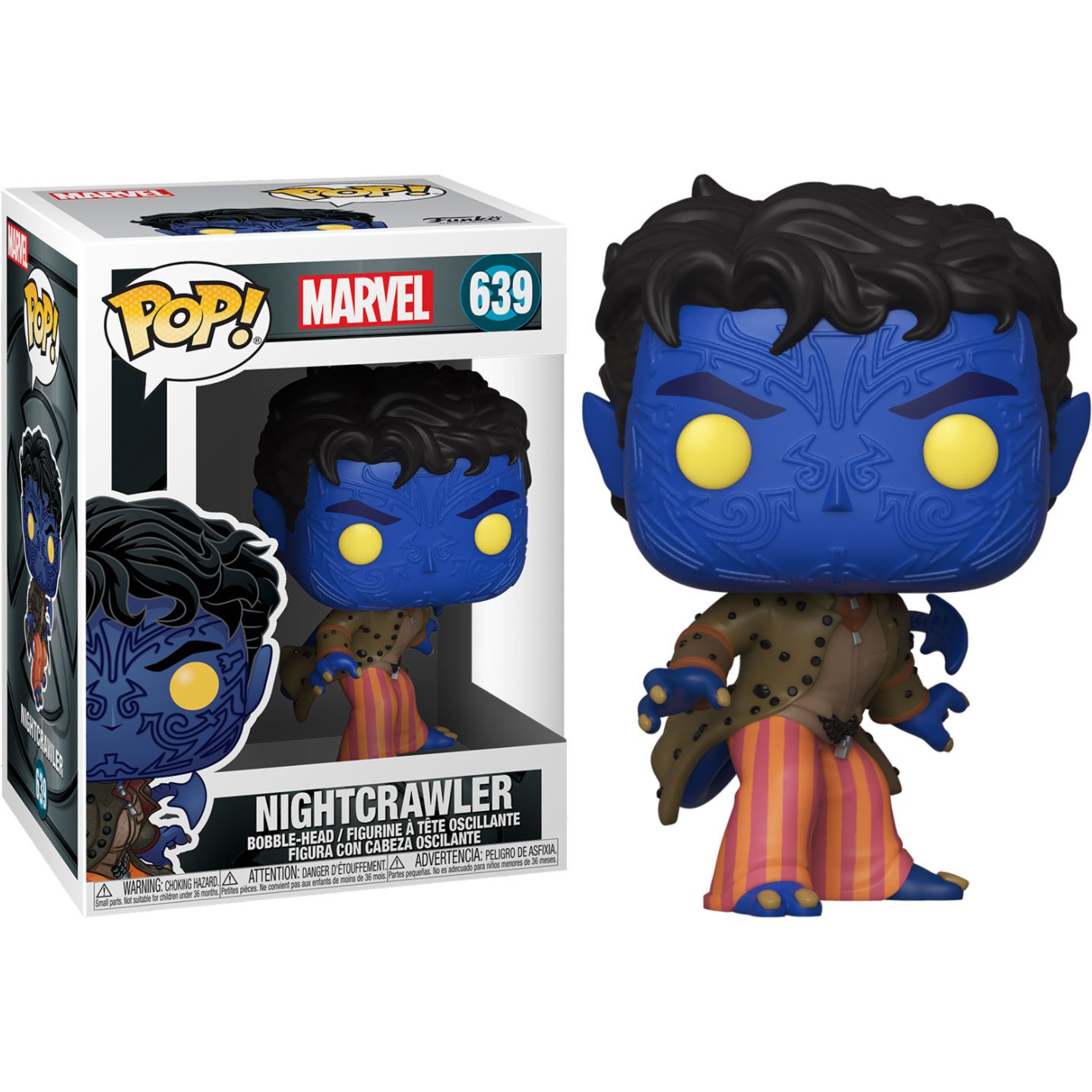 Marvel X-Men 20th Anniversary Pop! Vinyl Figure Nightcrawler [639] - Fugitive Toys