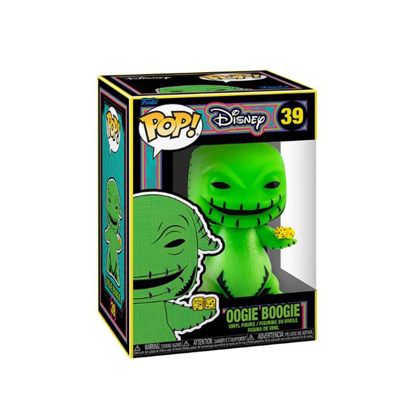 Disney The Nightmare Before Christmas Pop! Vinyl Oogie Boogie Blacklight [39] - Fugitive Toys