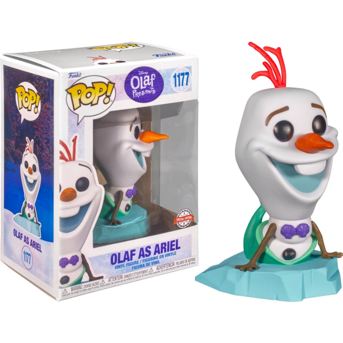POP! Disney #1177 Olaf as Ariel - My Anime Shelf