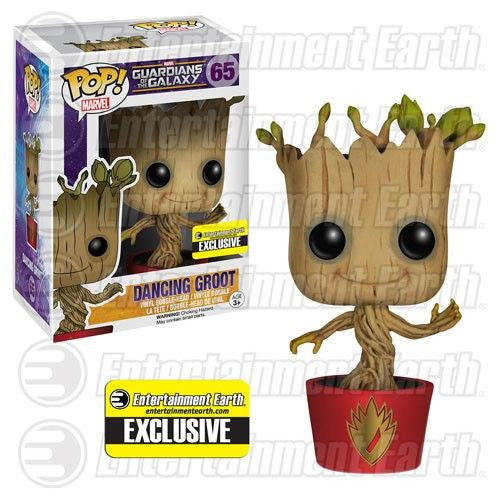 Marvel Guardians of the Galaxy Pop! Vinyl Bobblehead Ravagers Dancing Groot [Entertainment Earth Exclusive] - Fugitive Toys