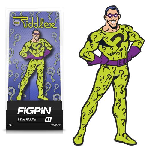 DC Comics: Batman Classic: FiGPiN Enamel Pin The Riddler [89] - Fugitive Toys