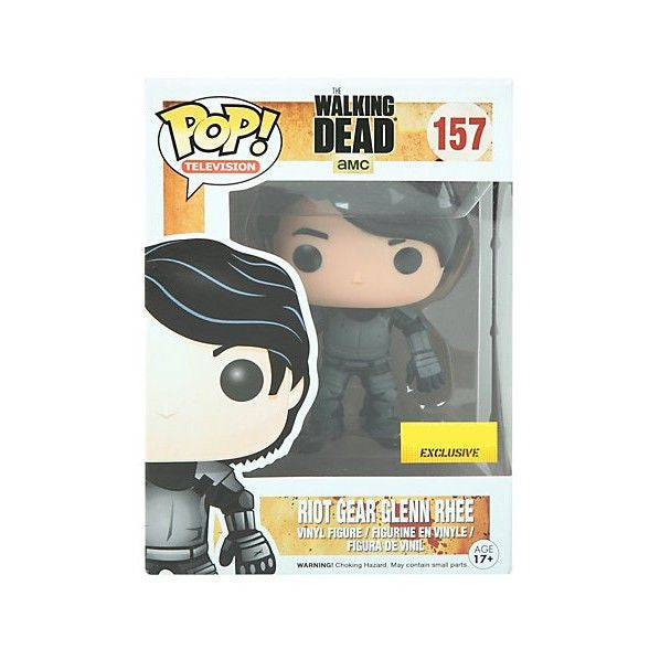 The Walking Dead Pop! Vinyl Figure Riot Gear Glenn Rhee [Exclusive] - Fugitive Toys