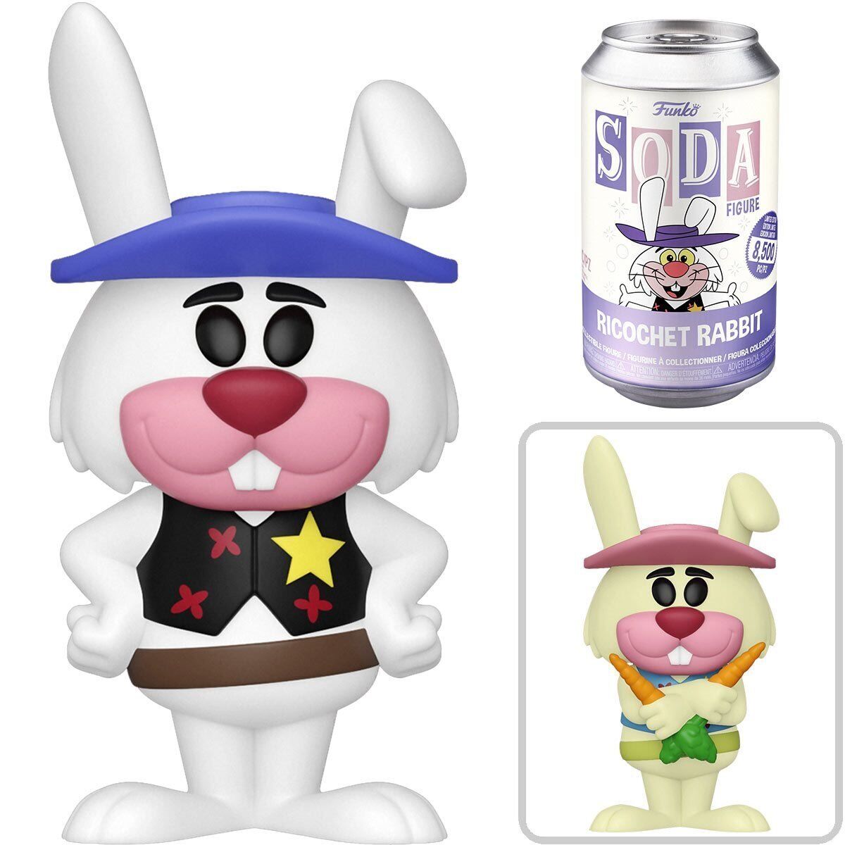 Funko Vinyl Soda Figure: Hanna Barbera Ricochet Rabbit - Fugitive Toys