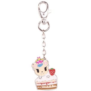 Tokidoki Buffet Savannah Strawberry Cake Keychain - Fugitive Toys