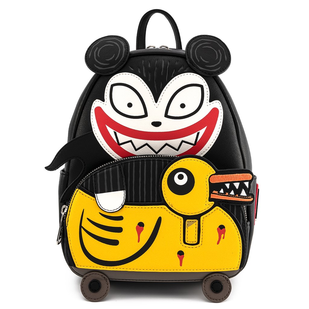 Loungefly x Disney Nightmare Before Christmas Scary Teddy and Undead Duck  Mini Backpack