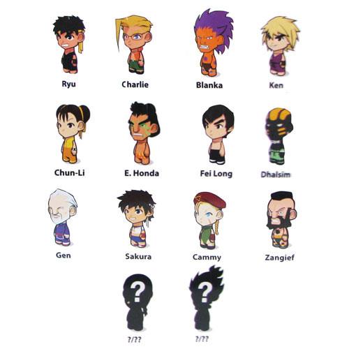 Kidrobot Street Fighter Mini Series 2: (1 Blind Box) - Fugitive Toys