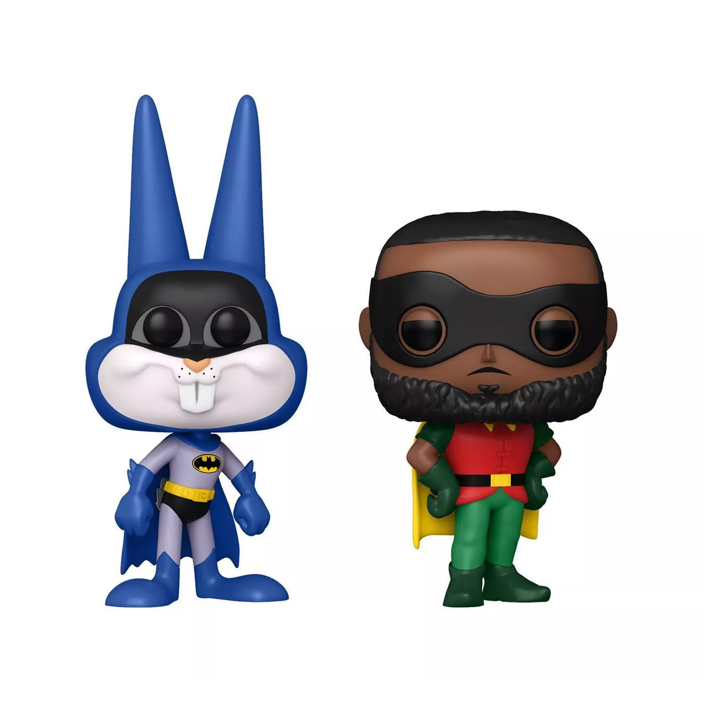 Space Jam 2 Pop! Vinyl Figure Bugs Bunny as Batman & LeBron James as Robin 2-Pack - Fugitive Toys