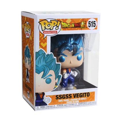 Dragon Ball Super Pop! Vinyl Figure Metallic SSGSS Vegito [Exclusive] [515] - Fugitive Toys