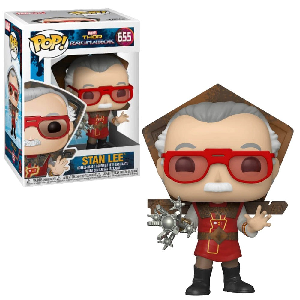 Marvel Icons Pop! Vinyl Figure Stan Lee in Ragnarok Outfit [655] - Fugitive Toys