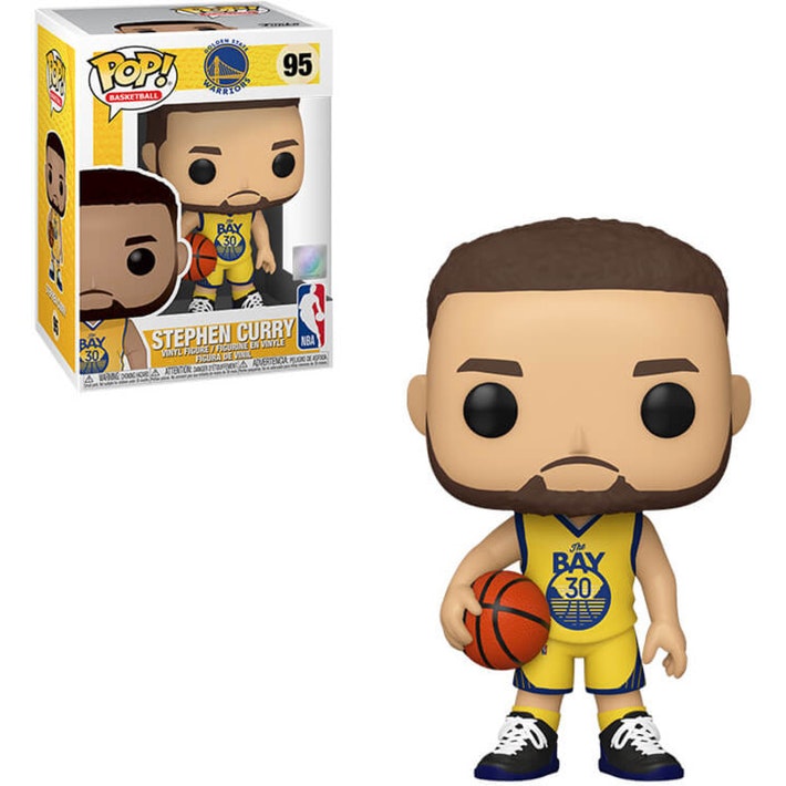 NBA Pop! Vinyl Figure Stephen Curry Alternate Jersey (Warriors) [95] - Fugitive Toys