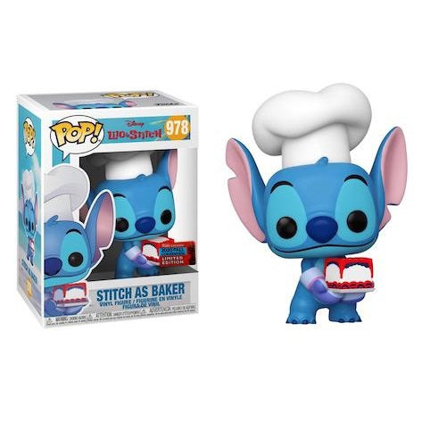 Disney Pop! Vinyl Figure Baker Stitch With Cake (2020 NYCC Shared) [978] - Fugitive Toys