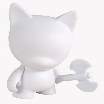 Kidrobot Mini Munny 4-Inch White Edition - Trikky - Fugitive Toys