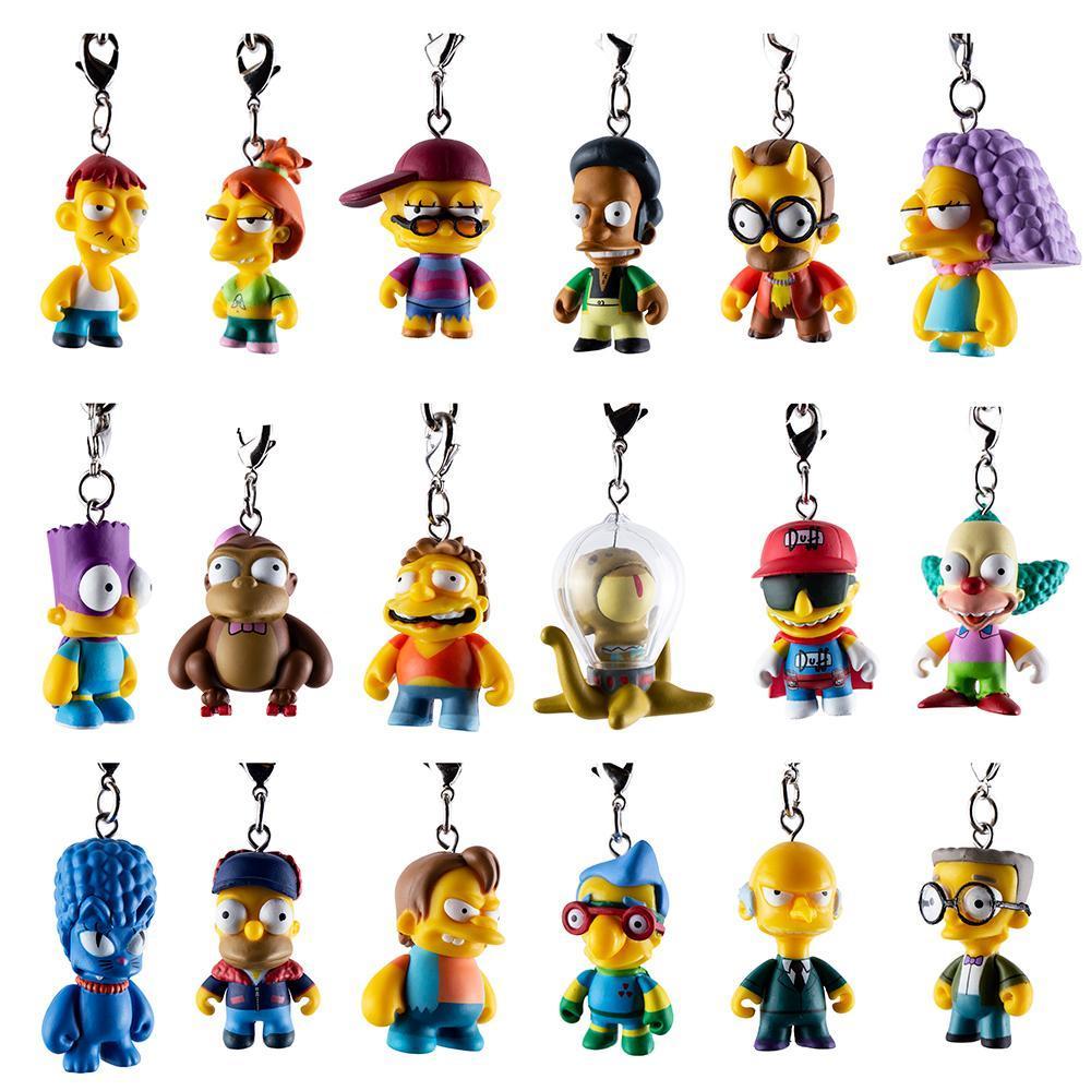 Kidrobot x The Simpsons Craptacular Keychain Series: (1 Blind Box) - Fugitive Toys