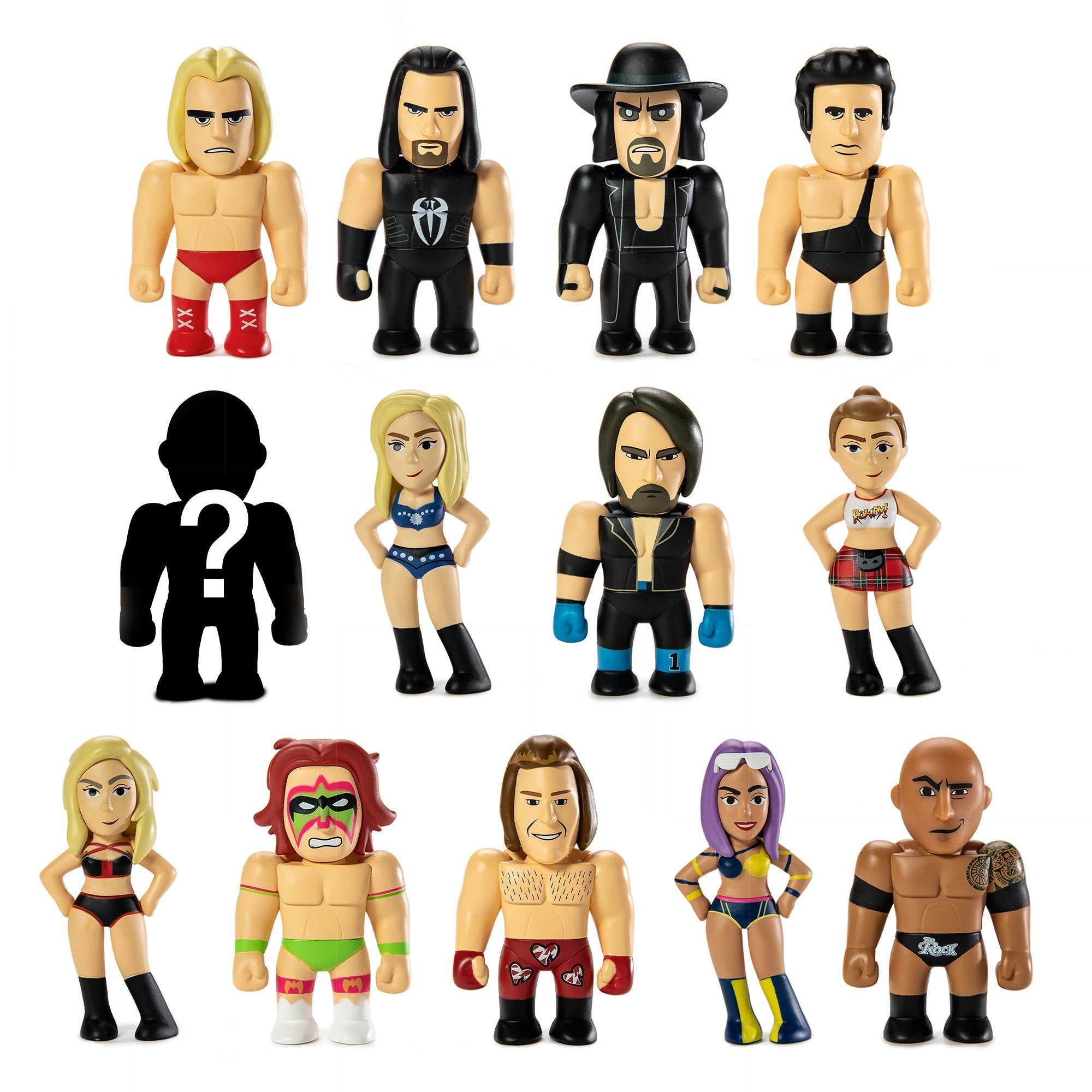 Kidrobot x WWE Collectible Vinyl Mini Series: (1 Blind Box) - Fugitive Toys