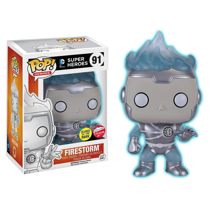 DC Comics Pop! Vinyl Figure White Lantern: Firestorm GITD [Fugitive Toys Exclusive] - Fugitive Toys